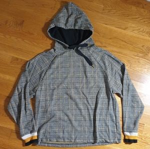 Houndsooth Beige Hoodie